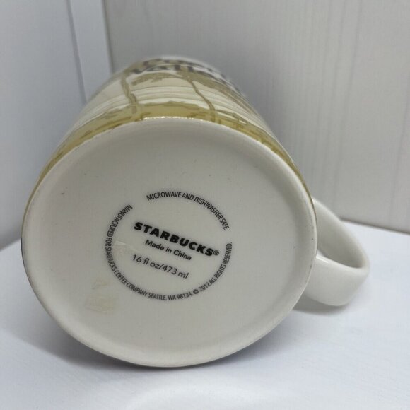 Starbucks Coffee Puerto Vallarta 16 oz Mug Collector Series Global Icons 2012 - Picture 6 of 9